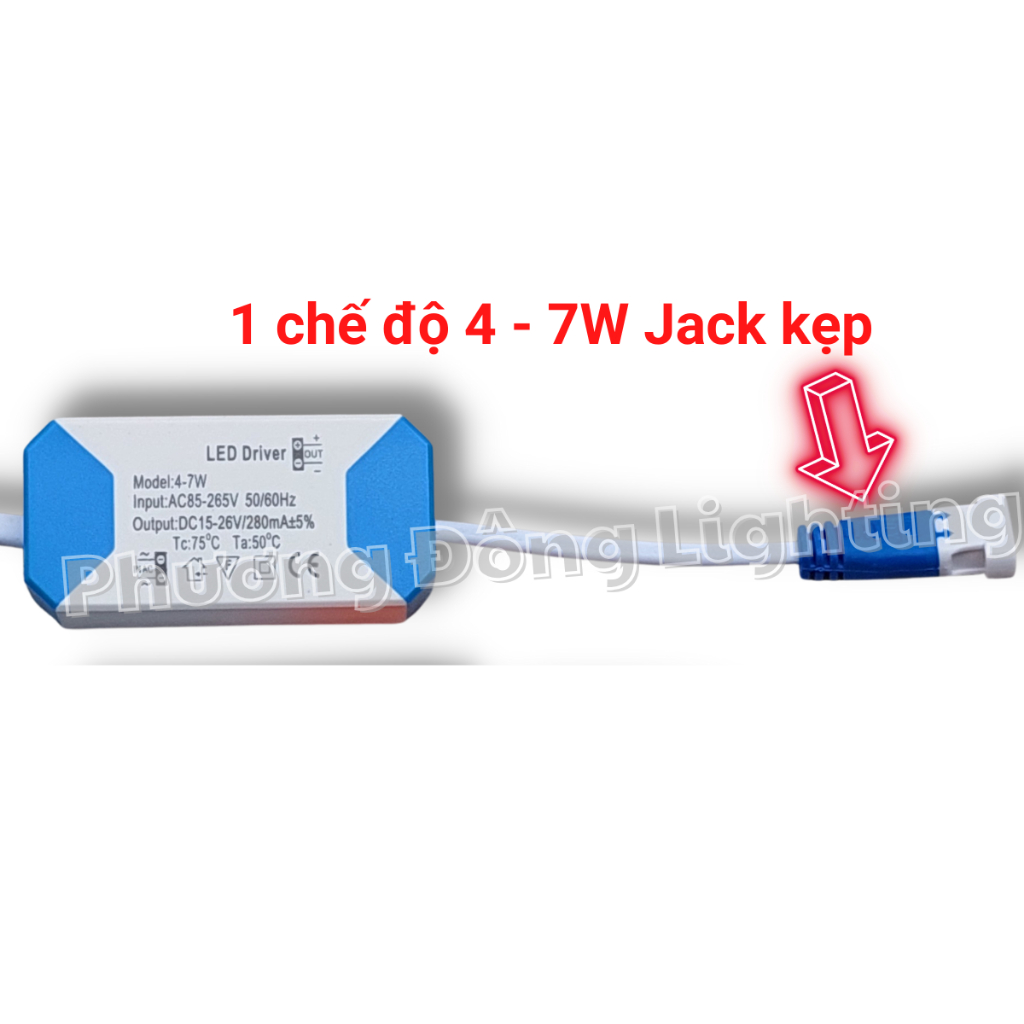 Tăng phô ( Driver ) các loại dành cho đèn LED Ốp Trần , Âm Trần 4 w Đến 24w