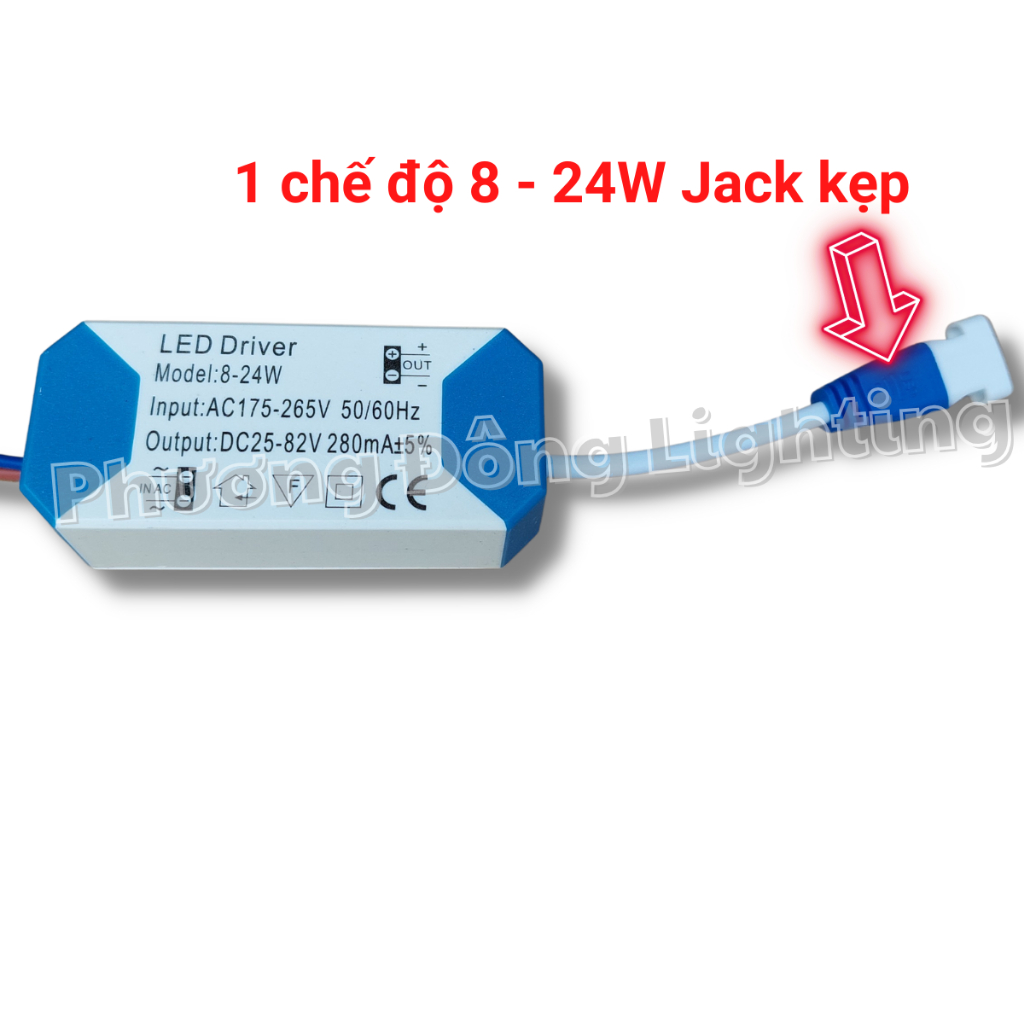 Tăng phô ( Driver ) các loại dành cho đèn LED Ốp Trần , Âm Trần 4 w Đến 24w