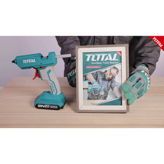 TOTAL Súng bắn keo dùng pin 20V TGGLI2001 kèm pin sạc