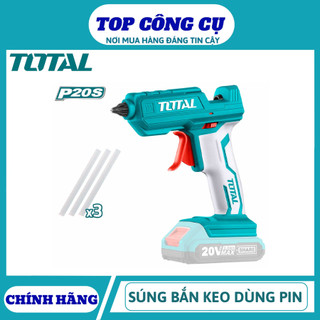 TOTAL Súng bắn keo dùng pin 20V TGGLI2001 kèm pin sạc