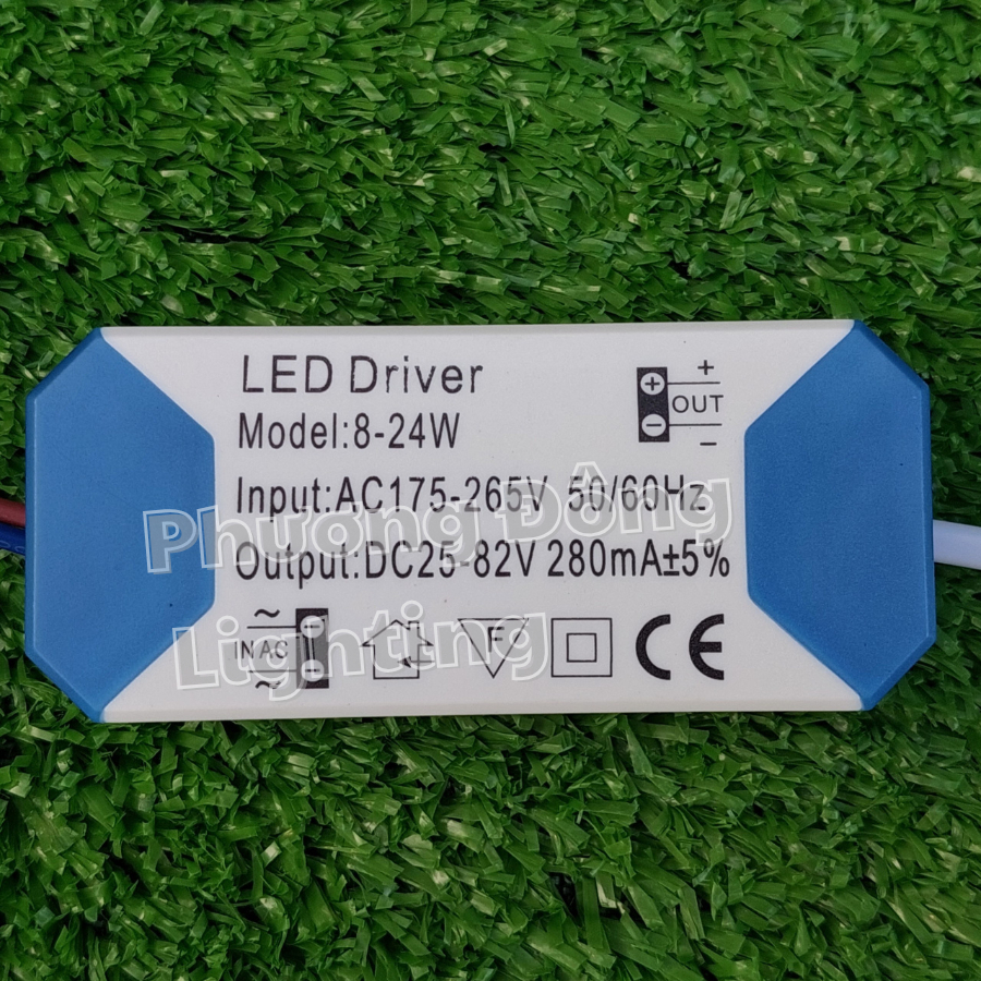 5 Tăng phô 8w - 24w Giắc kẹp, Giắc tròn 1 chế độ