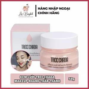 Kem Nền Trang Điểm Thần Thánh Tree Chada Cream Makeup Snow Light Kem Lười Thái Lan Tạo Hiệu Ứng Căng Bóng, Cấp Ẩm 50g