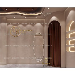 Phông Nền 3D 5D LiveStream chụp ảnh đẹp decor Quán có in theo kích thước yêu cầu