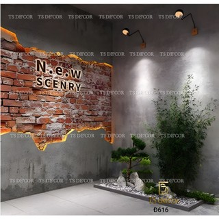 Phông Nền 3D 5D LiveStream chụp ảnh đẹp decor Quán có in theo kích thước yêu cầu