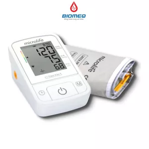 Máy đo huyết áp Microlife A2 Basic công nghệ bơm thông minh Gentle, cảnh báo rối loạn nhịp tim PAD
