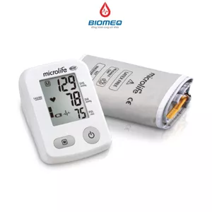 Máy đo huyết áp Microlife điện tử A2 Classic đo nhanh có cảnh báo rối loạn nhịp tim PAD