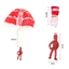Set 2 cái đồ chơi lính nhựa nhảy dù bằng nilong