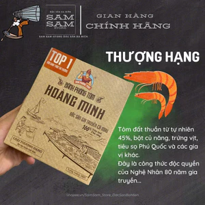 Bánh Phồng Tôm Năm Căn Loại Thượng Hạng Thương Hiệu Hoàng Minh Khối Lượng Tịnh 500G - Đặc Sản Gia Truyền Cà Mau