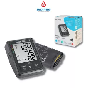 Máy đo huyết áp bắp tay Microlife B3 Bluetooth đo hoàn toàn tự động, bộ nhớ 99 lần cho 2 người tiện theo dõi