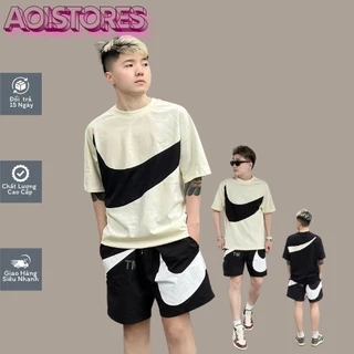 Bộ Quần Áo  Hè ,Bộ Quần Áo Họa TIết Lo Go LIKEN Trên Ngực ,Chât Cotton Siêu Thoáng Mặc Hè a10