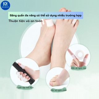 Băng thun y tế tự dính cuộn keo dán thể thao vải co giãn bảo vệ ngón tay chân vết thương M82 SIEU HOT