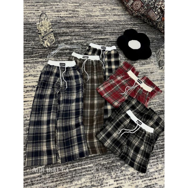 Tổng Hợp Các Sét Quần Ống Rộng + Mix Áo Phông Hình Mèo HÊ LÔ KÍT TI form rộng - Hình Mèo Màu BE-CHANG 3158