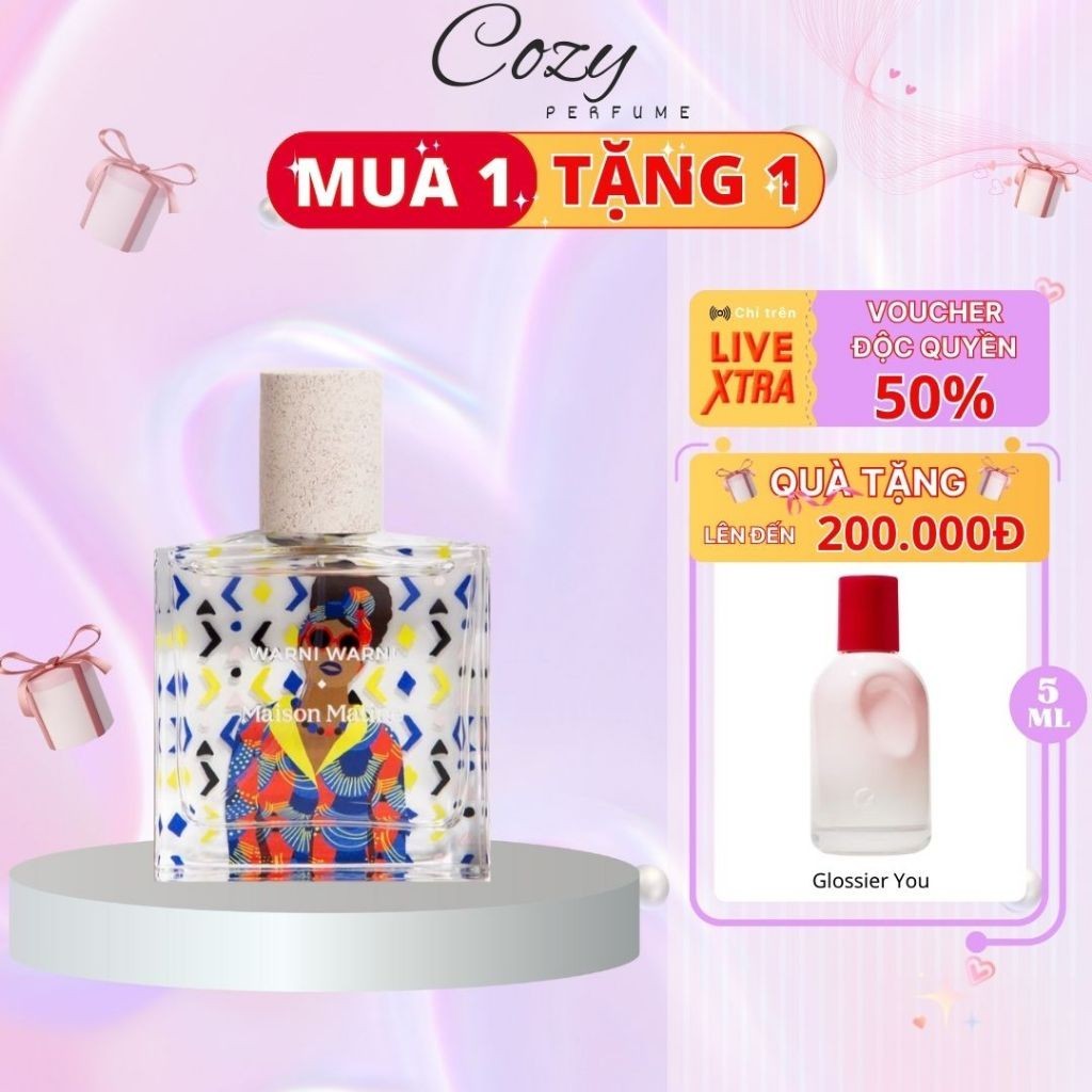 Nước hoa unisex Mais0n Matine Warni Warni Chiết 5ml/10ml Hương thơm Cá tính, Hiện đại - Cozy Perfume