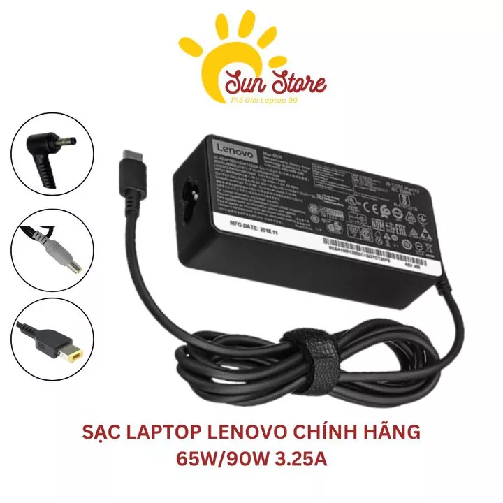 ⚡[Sạc Zin]⚡Sạc Laptop LENOVO 65W 90W - Sạc Lenovo Type C ,Chân USB ,Chân Nhỏ ,Chân To BH 24 Tháng LỖI ĐỔI MỚI