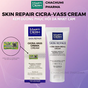 Kem dưỡng martiderm skin repair cicra vass cream phục hồi da nhạy cảm
