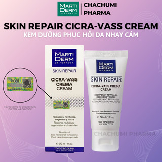 Kem dưỡng martiderm skin repair cicra vass cream phục hồi da nhạy cảm