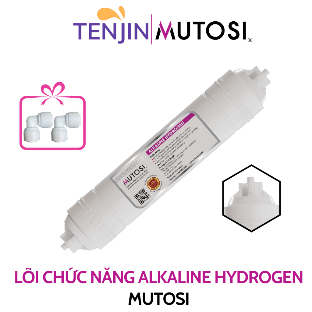 Combo 5 Lõi Chức Năng Mutosi Bổ Sung Khoáng Và Cân Bằng PH T33, Min, Nano, Bio, Alka