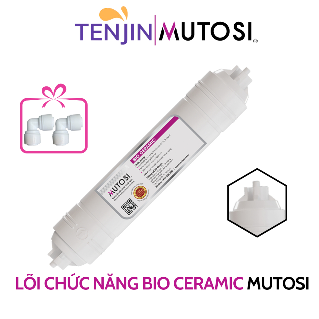 Combo 5 Lõi Chức Năng Mutosi Bổ Sung Khoáng Và Cân Bằng PH T33, Min, Nano, Bio, Alka