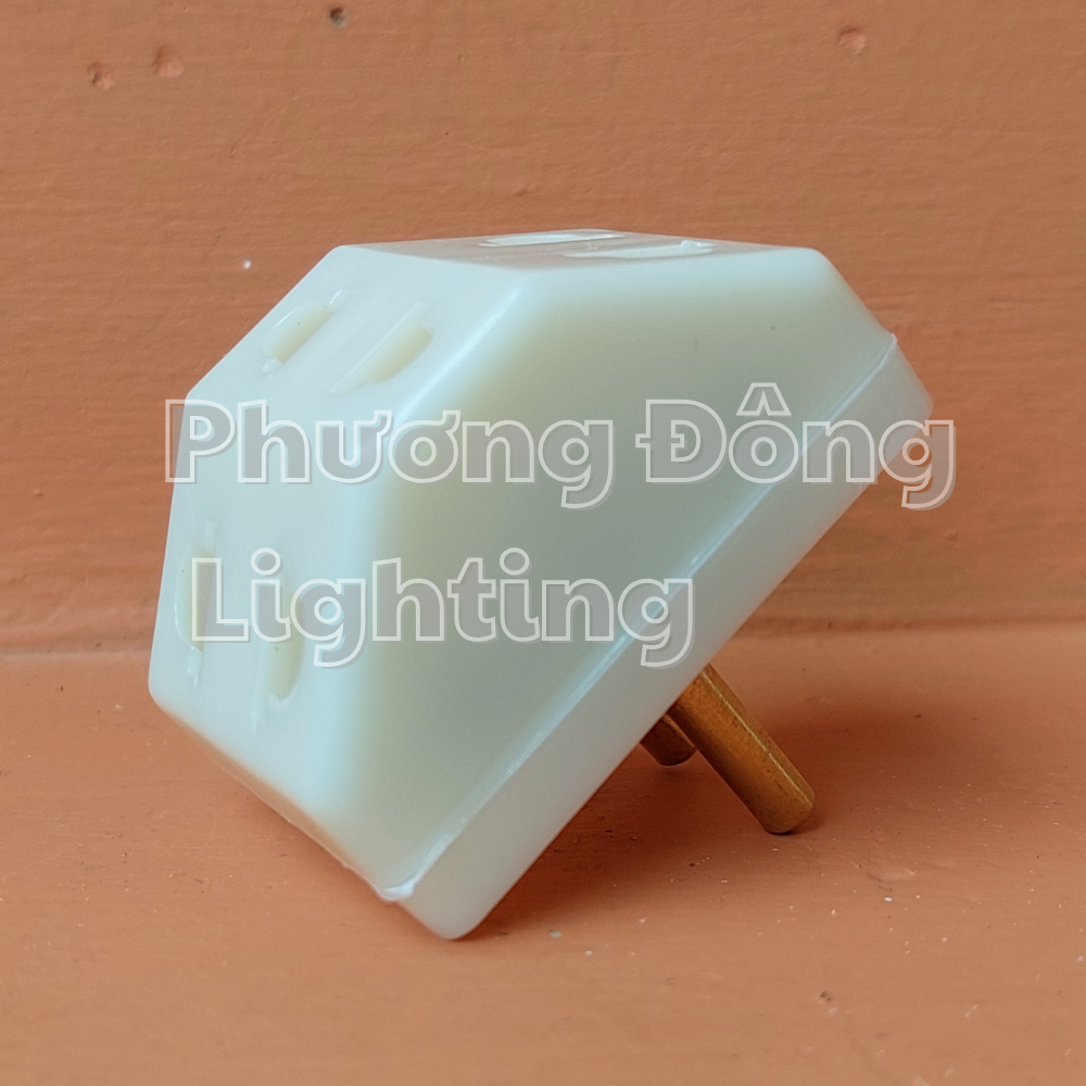 Phích cắm chia 3 ổ cắm -  Đầu Nối Chia 3 Ổ Cắm Đa Năng  An Toàn Tiện Dụng Thương Hiệu Fanagold