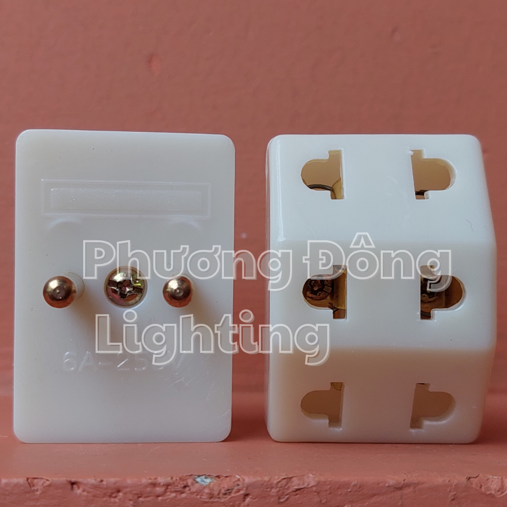 Phích cắm chia 3 ổ cắm -  Đầu Nối Chia 3 Ổ Cắm Đa Năng  An Toàn Tiện Dụng Thương Hiệu Fanagold