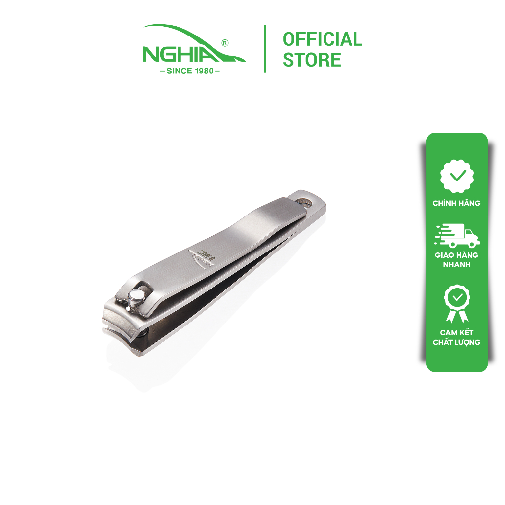 Ảnh Bấm Móng Tay Chân Thép Không Gỉ KỀM NGHĨA B.902 - Lưỡi Cong (Loại Lớn) 2