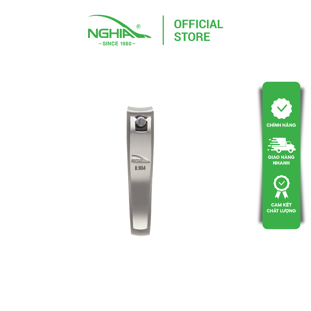 Ảnh Bấm Móng Tay Chân Thép Không Gỉ KỀM NGHĨA B.904 - Lưỡi Cong (Loại Nhỏ) 4