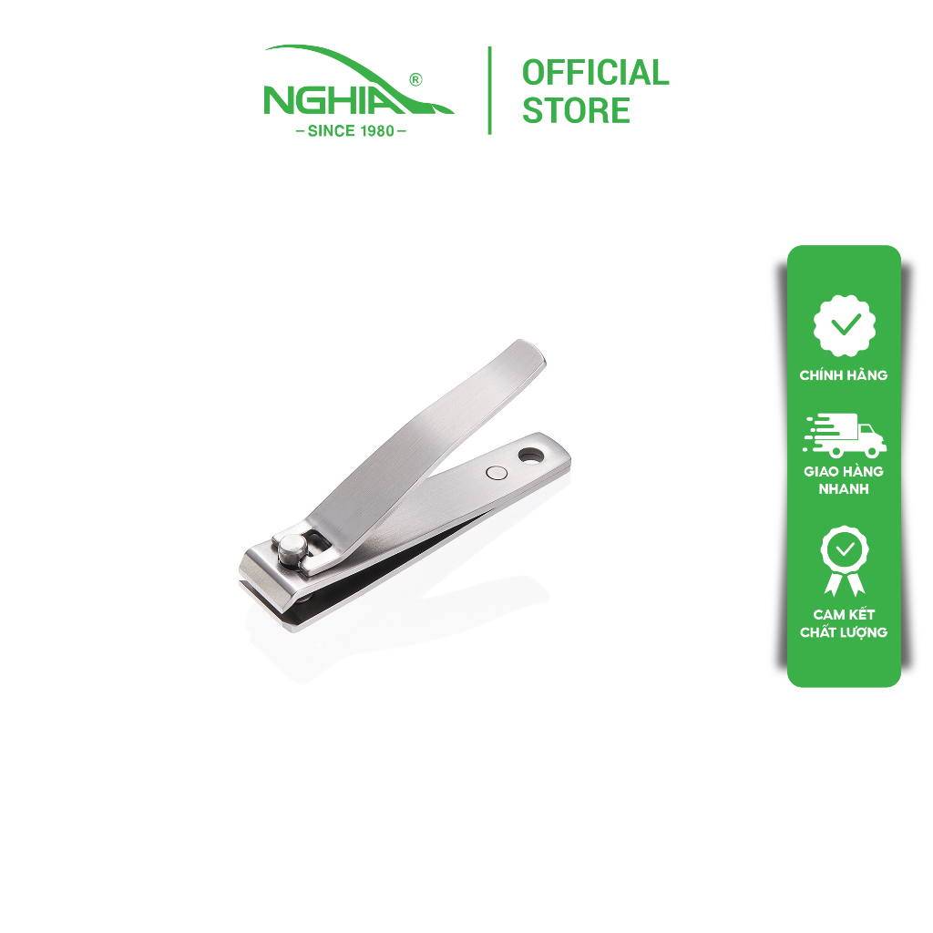 Ảnh Bấm Móng Tay Chân Thép Không Gỉ KỀM NGHĨA B.903 - Lưỡi Bằng (Loại Nhỏ) 3