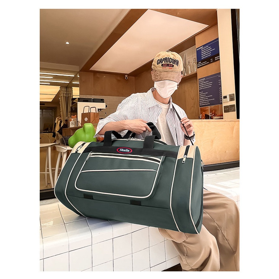 Túi du lịch hành lý 65CM Kẻ xéo Big-Oxford-Đại và Trung M.E.N jj7 chứa được 20-30 bộ đồ tiện ích [HÌNH ẢNH THẬT]