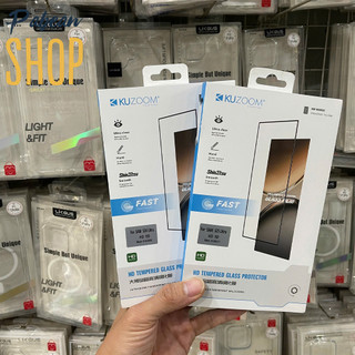 KÍNH FULL MÀN TRONG SUỐT chính hãng KUZOOM dành cho S24 -> S25ULTRA