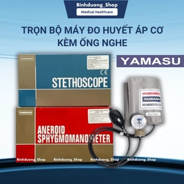 Máy đo huyết áp cơ Yamasu và ống nghe Yamasu (bán lẻ hoặc trọn bộ)
