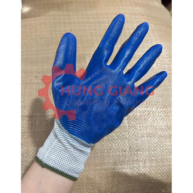 5 Đôi Gang Tay Phủ Sơn 388 Gang Tay Bảo Hộ Lao Động Chuyên Dụng