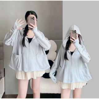 Áo Khoác Chống Nắng Umi Su Cao Cấp, Áo nữ dày dặn, Form Dài Xoè Trẻ Trung Chống Tia UV_SHIERSHOP Top Women Jacket