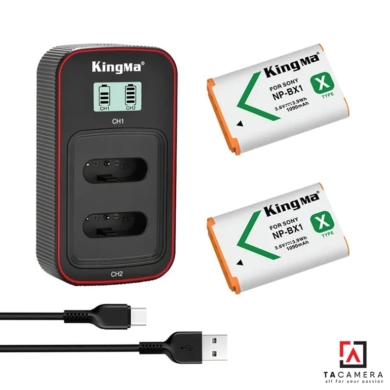 Chargeur CELLONIC Pour Batterie Appareil Photo DMW-BLD10 / DE-A94A - Charge Rapide Avec Affichage LCD | Adaptateur Secteur Universel