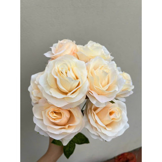 Chùm hoa hồng Hạnh Anh Hàn Quốc 9 bông cao cấp - Hoa giả,hoa lụa