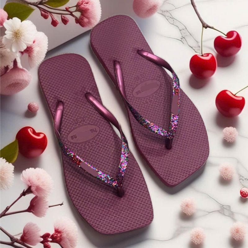Dép xỏ ngón nữ đế vuông mix 7 màu dép sang chảnh chất cao su 7 màu dép shoes giày nhung đep shoes dép nữ dép lào nữ đẹp