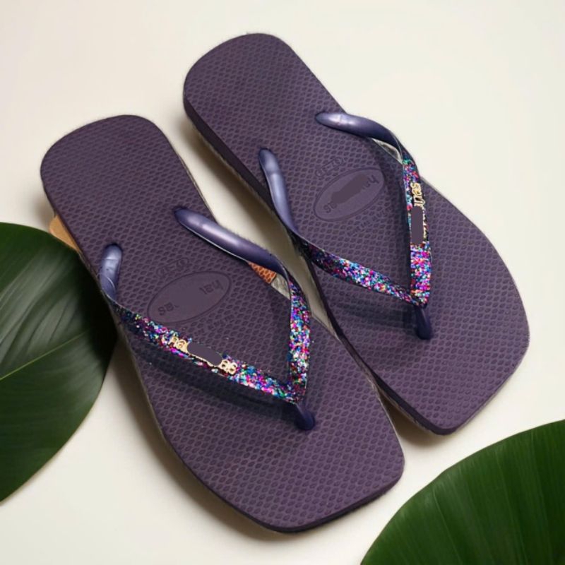 Dép xỏ ngón nữ đế vuông mix 7 màu dép sang chảnh chất cao su 7 màu dép shoes giày nhung đep shoes dép nữ dép lào nữ đẹp
