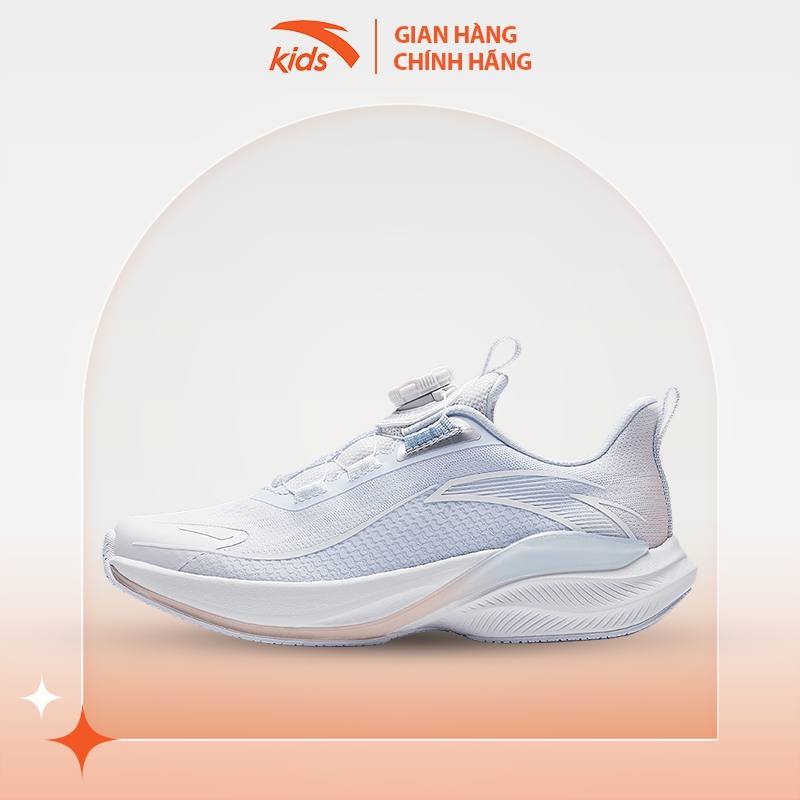 Giày chạy bé gái thể thao size 33-39 Anta Kids Wing 3225A5504