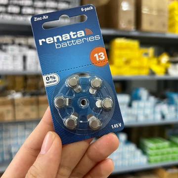 Pin tai điếc pin máy trợ thính 13 + PR48 Nexcell Japan vỉ 6 viên