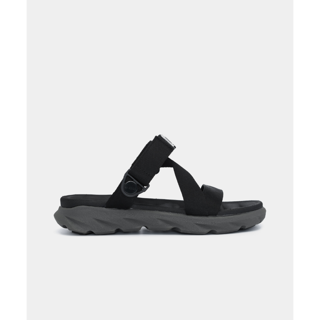 Ảnh Giày Sandal Nam Nữ F6S Thoải Mái, Nhẹ Êm Xoay Shondo XÁM ĐEN F6S1212 4