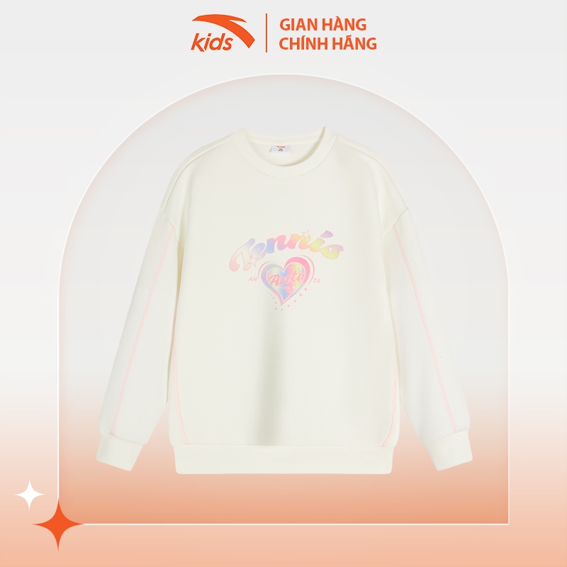 Áo thời trang thể thao bé gái Anta Kids 3624C9610