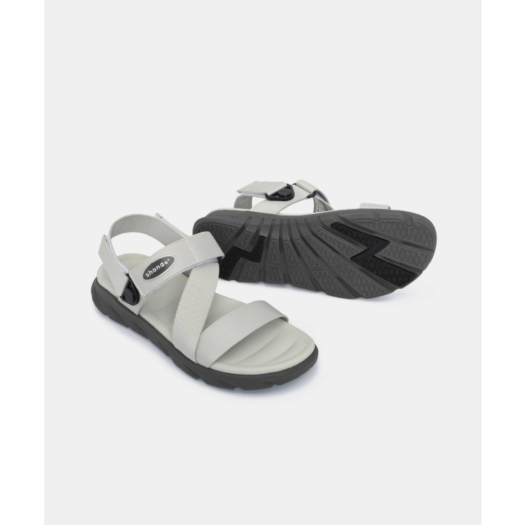 Ảnh Sandal Shondo quai hậu xoay màu xám rêu F6S1122 3