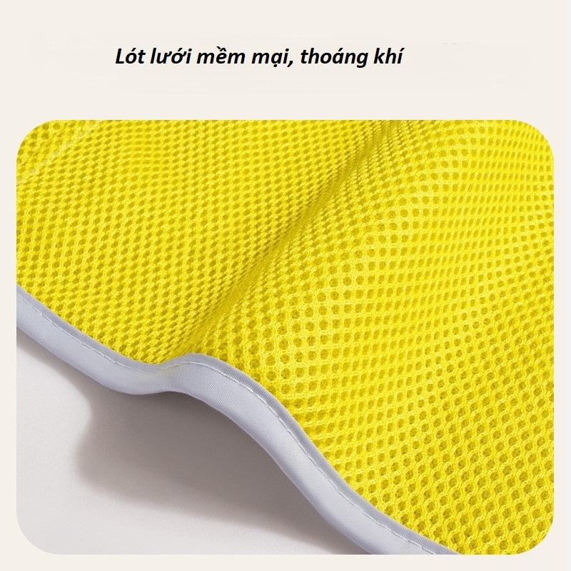 Ảnh Đai đi xe máy an toàn cho bé Hàn cho bé KidsWorld vải lưới thoáng khí (từ 1 đến 10 tuổi) 4