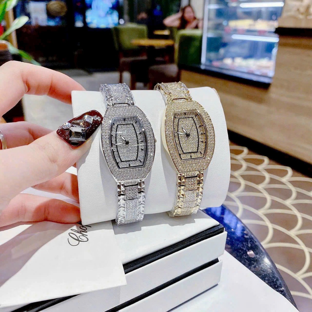 Đồng hồ Nữ DAVENA dây thép xịn đính đá sáng 999