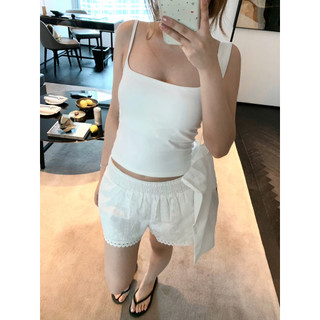 Áo Hai Dây Trơn Nhiều Màu, Áo Basic Dáng Ngắn Ôm Body Siêu Xinh Cho Nữ