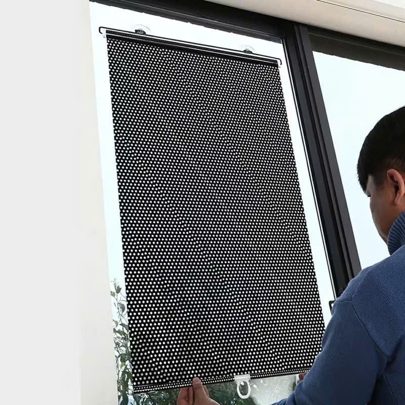 RÈM CHẮN NẮNG LẮP ĐẶT DỄ DÀNG - Rèm Cuộn Gọn Cách Nhiệt Ô Tô & Nhà Ở,Rèm Chống Tia Uv Giữ Không Gian Thoáng Mát