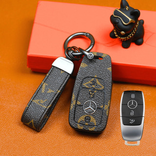 Bao da chìa khoá Mercedes C180 C200 C250 C300 E180 E200 E300 Glc200 Glc250 Glc300  (M2 Móc A)