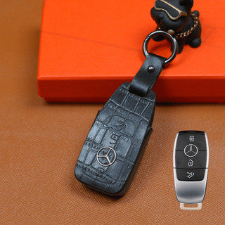 Bao da chìa khoá Mercedes C180 C200 C250 C300 E180 E200 E300 Glc200 Glc250 Glc300  (M2 Móc A)