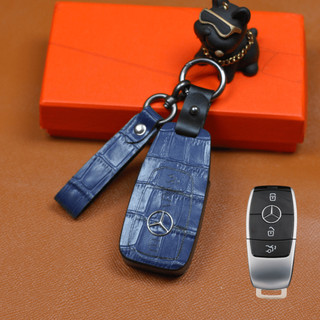 Bao da chìa khoá Mercedes C180 C200 C250 C300 E180 E200 E300 Glc200 Glc250 Glc300  (M2 Móc A)