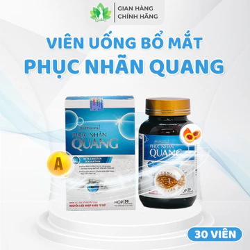 Viên Uống Bổ Mắt Phục Nhãn Quang MediUSA – Giảm Mỏi Mắt, Khô Mắt, Nhập Khẩu Mỹ (Hộp 30 Viên)