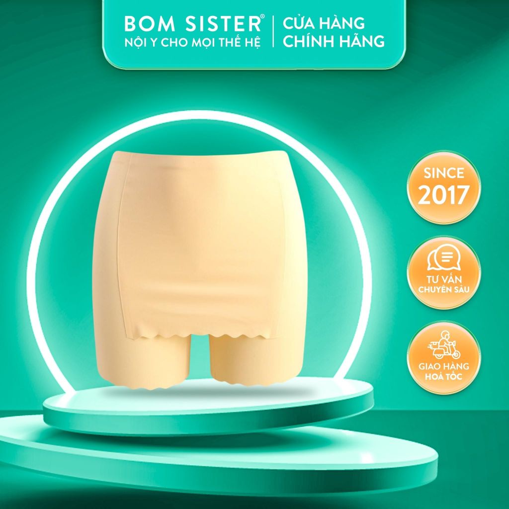 Ảnh Quần bảo hộ nữ chất su, quần mặc váy hai lớp tinh tế, không viền an toàn chống lộ BOM SISTER L3030 1